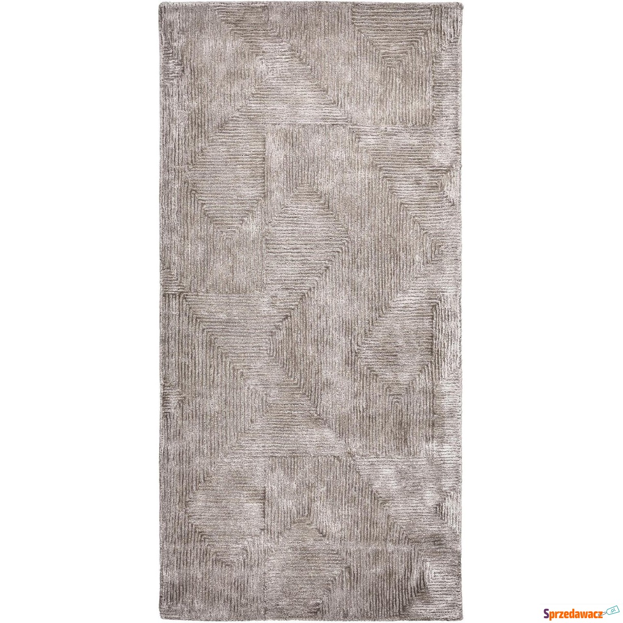 Dywan Shine 90 x 200 cm piaskowy