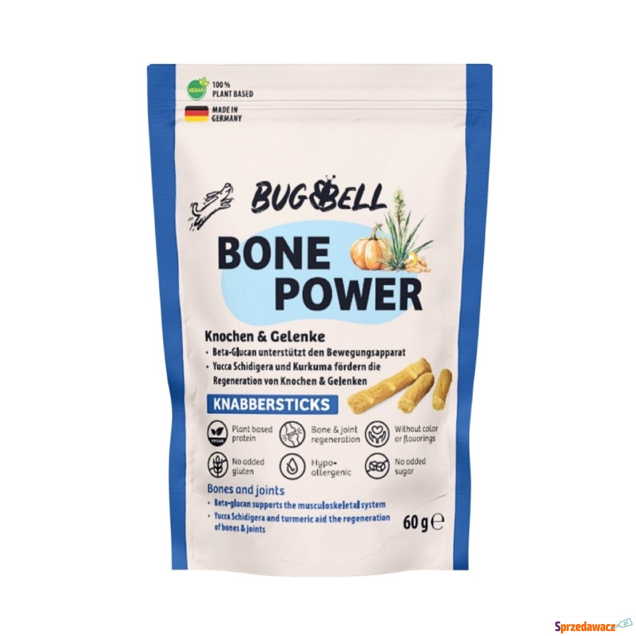 BugBell pałeczki do gryzienia Bone...