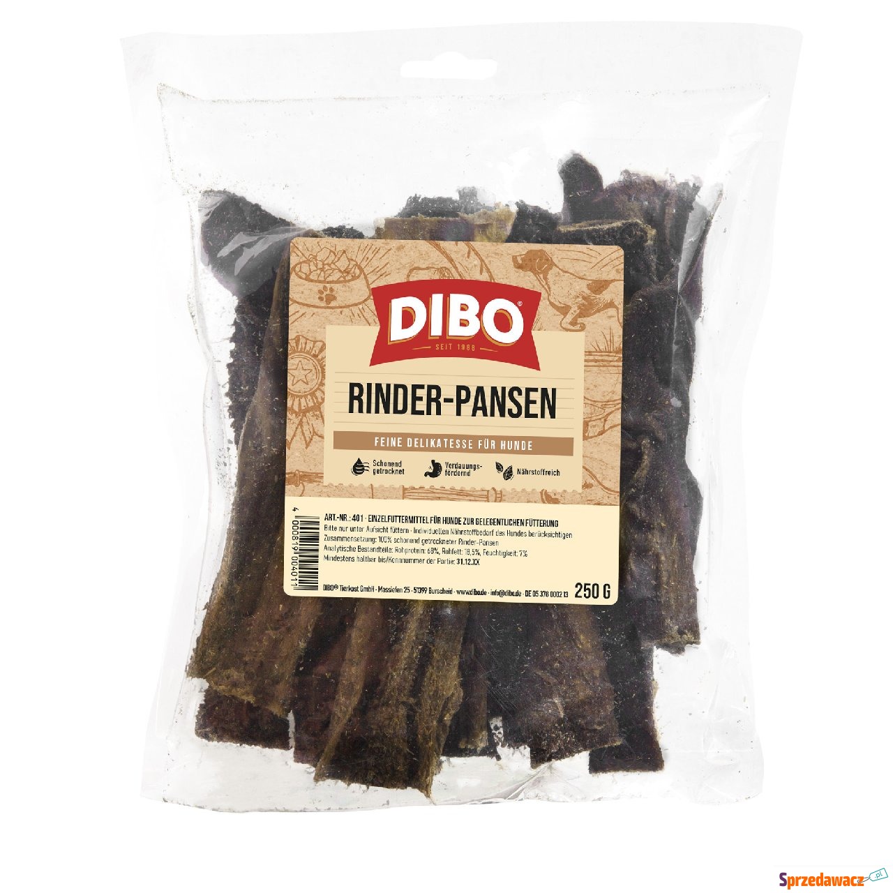 DIBO żwacze wołowe - 250 g
