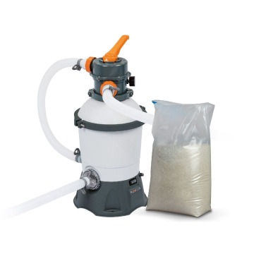 Pompa piaskowa 3028 l/h + piasek 25kg, Bestway, 58515