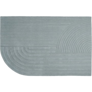 Dywan Relevo 200 x 300 cm zieleń szałwiowa