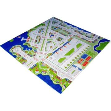 Dywan Miasto Portowe 3D 200 x 200 cm