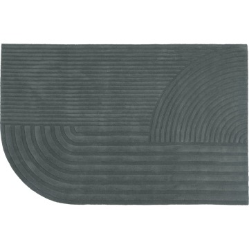 Dywan Relevo 200 x 300 cm ciemnozielony
