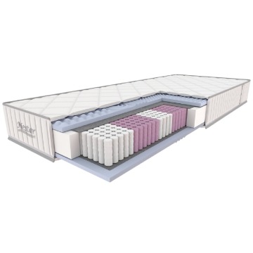 Materac Nestor Optimum 80x200 cm sprężyny kieszeniowe Multipocket, twardy H4