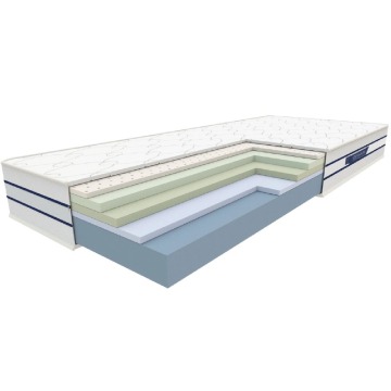 Materac Rubin Optimum 80x200 cm piankowy, lateks, H3 średnio twardy