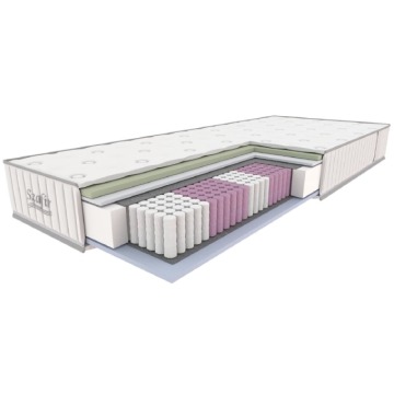 Materac Szafir Optimum 80x200 cm sprężyny kieszeniowe Multipocket, H4 twardy