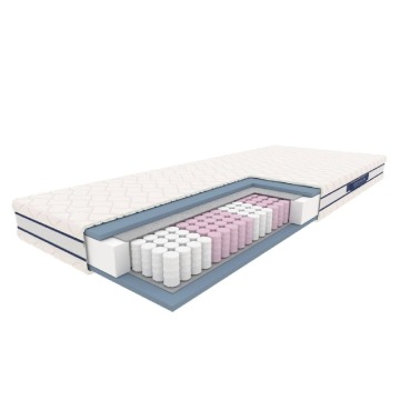 Materac Syriusz New Optimum 90x200 sprężyny kieszeniowe, H3/H4/H5 średnio twardy/twardy/bardzo tward