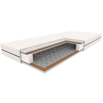 Materac Polaris II Optimum 90x200 cm sprężyny, kokos, H4 twardy