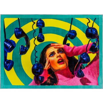 Dywan Toiletpaper Phones 200 x 280 cm z poliamidu