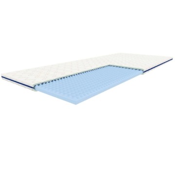 Topper wysokoelastyczny Optimum 160x200 cm nawierzchniowy, pianka wysokoelastyczna, H3 średnio tward