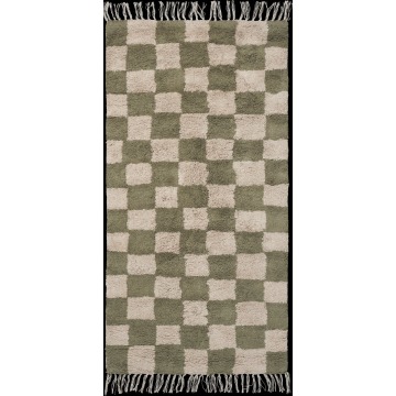 Dywan Mara 80 x 150 cm beżowo-zielony