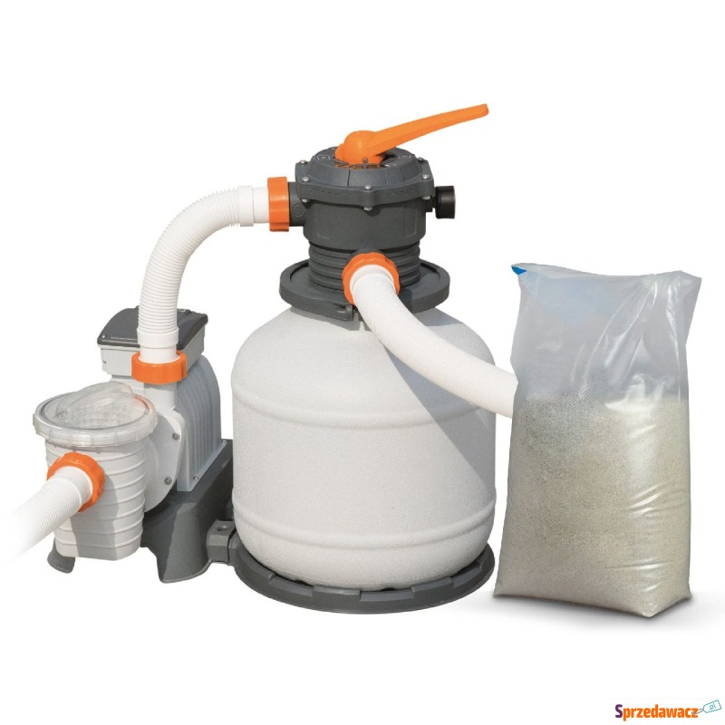 Pompa piaskowa, 8327 l/h + piasek 25kg, Bestway,... - Akcesoria i części - Bytom
