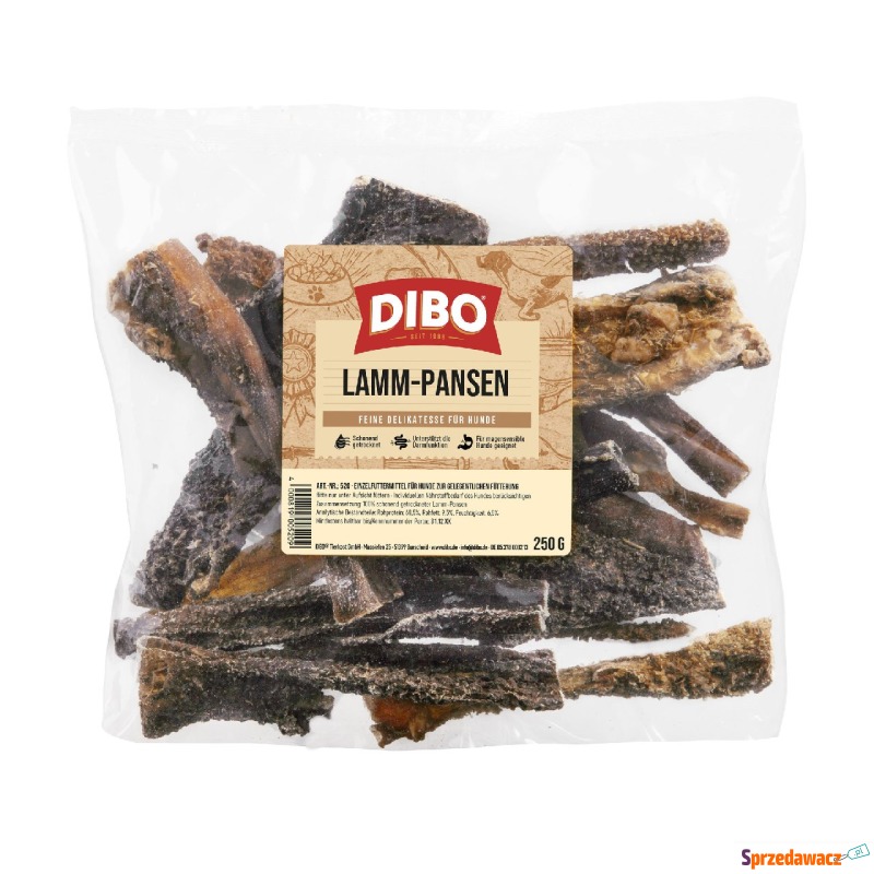 DIBO żwacze jagnięce - 250 g - Przysmaki dla psów - Ruda Śląska