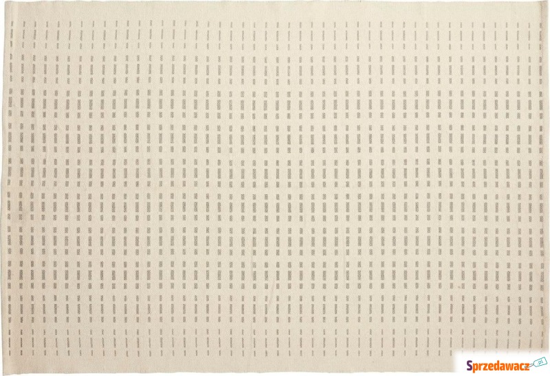 Dywan Hübsch w szare paski 120 x 180 cm beżowy - Dywany, chodniki - Gliwice