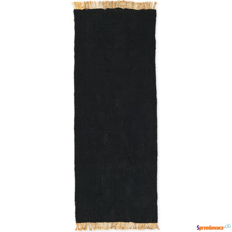 Dywan Block 80 x 200 cm czarny - Dywany, chodniki - Lublin