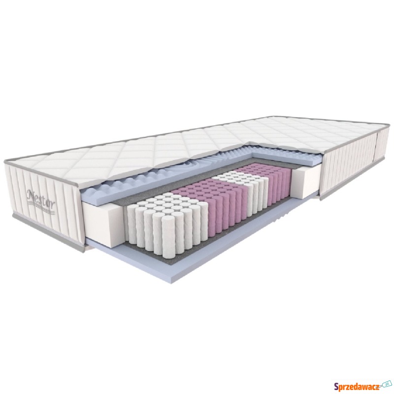 Materac Nestor Optimum 160x200 cm sprężyny ki... - Materace - Koszalin