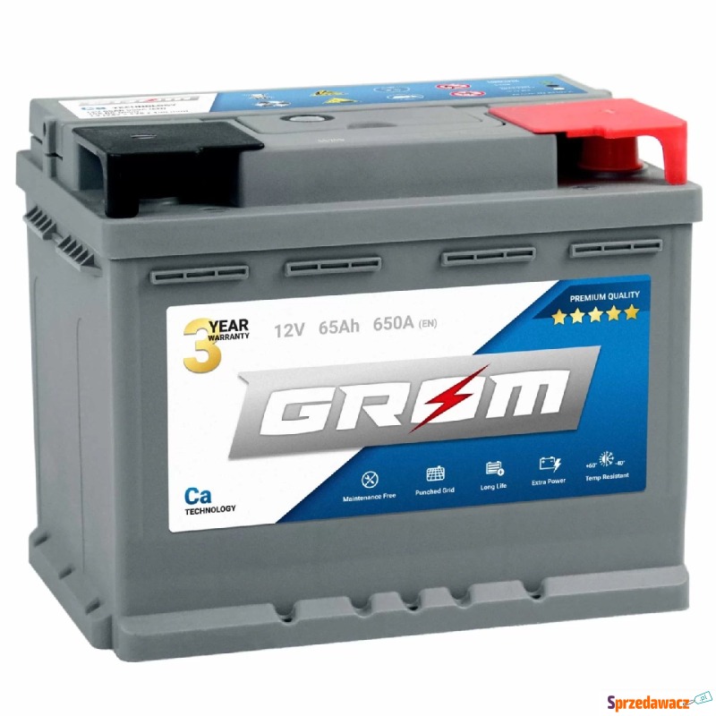 GROM X 65AH 650A P+ - Akumulatory - Kraków