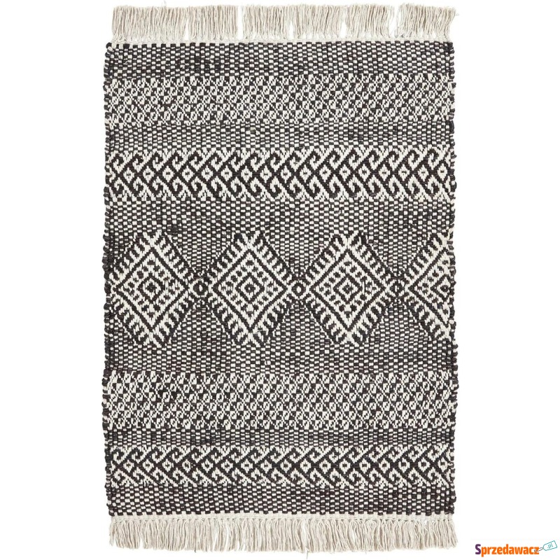 Dywan Ethnic 60 x 90 cm czarny - Dywany, chodniki - Bytom