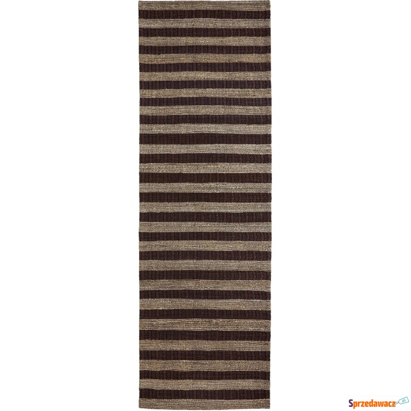 Dywan Block 90 x 300 cm brązowy - Dywany, chodniki - Zielona Góra