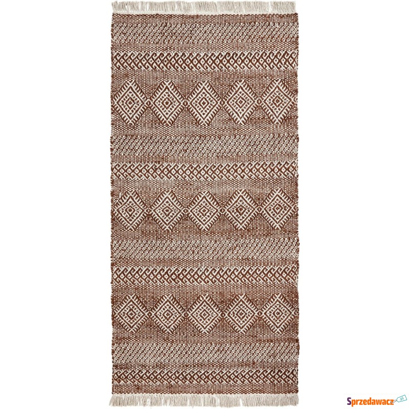 Dywan Ethnic 90 x 200 cm brązowy - Dywany, chodniki - Rzeszów