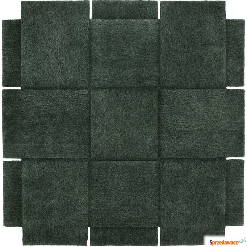 Dywan Basket 180 x 180 cm zielony - Dywany, chodniki - Bytom