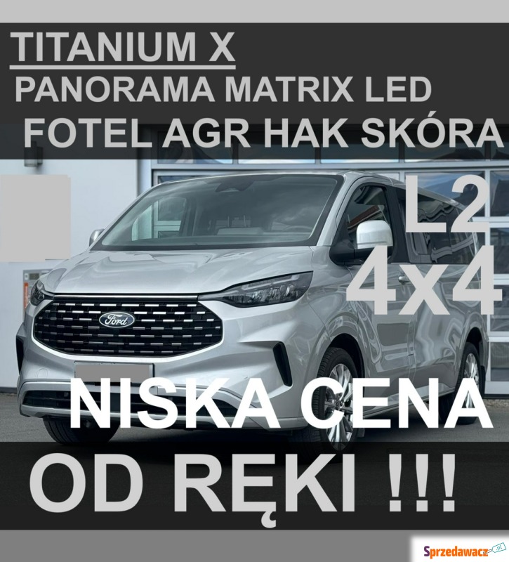 Ford Tourneo Custom  Minivan/Van 2026,  2.0 diesel, automat - Na sprzedaż za 273 900 zł - Szczecinek