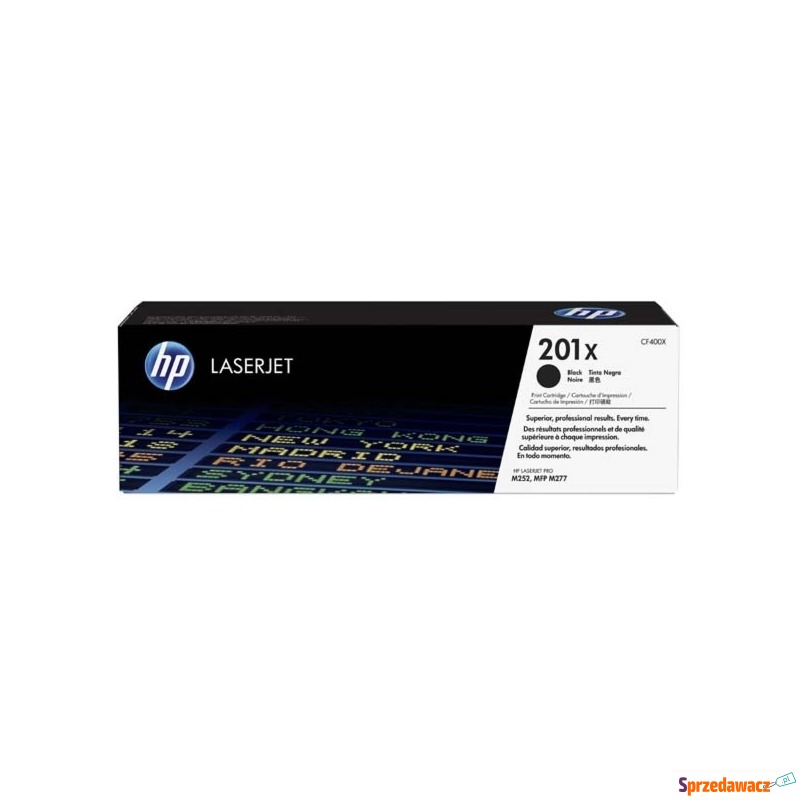 Oryginalny toner HP 201X XL czarny...