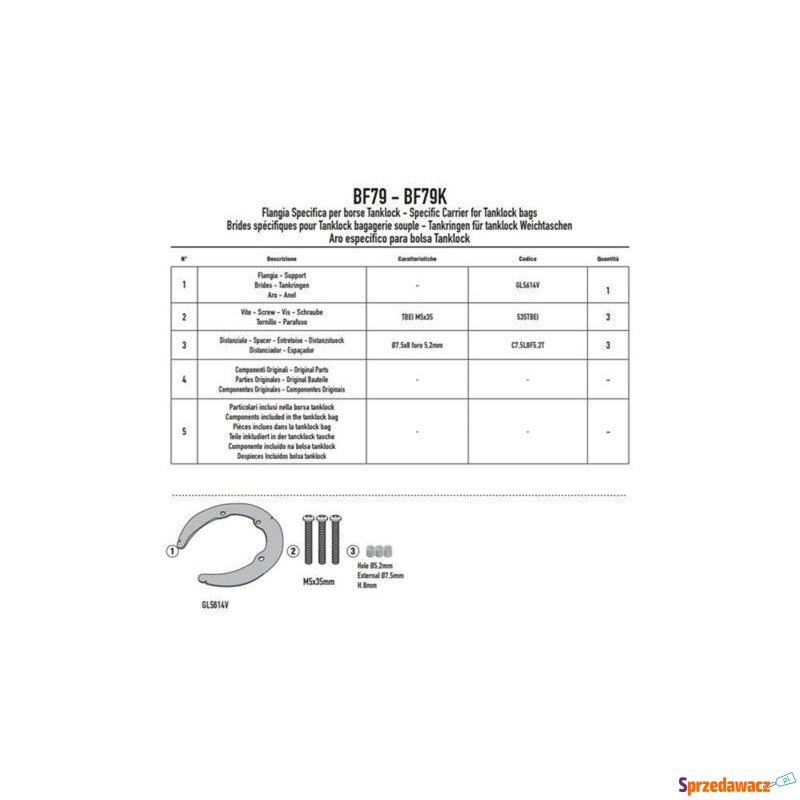 GIVI MOCOWANIE TANKLOCK  KAWASAKI...