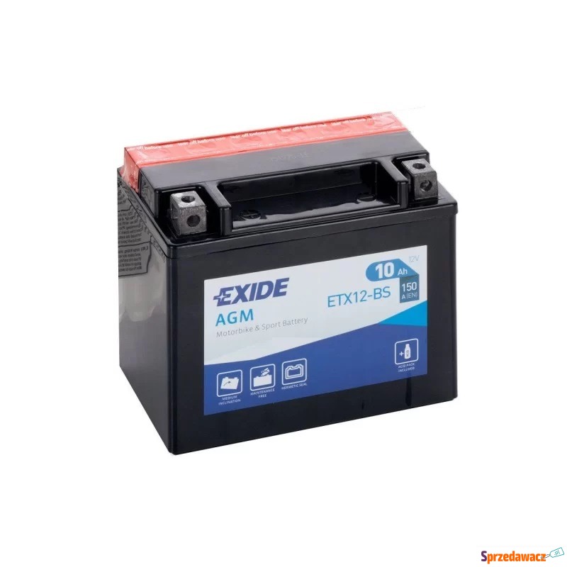 Exide Moto ETX12-BS 10Ah 150A L+