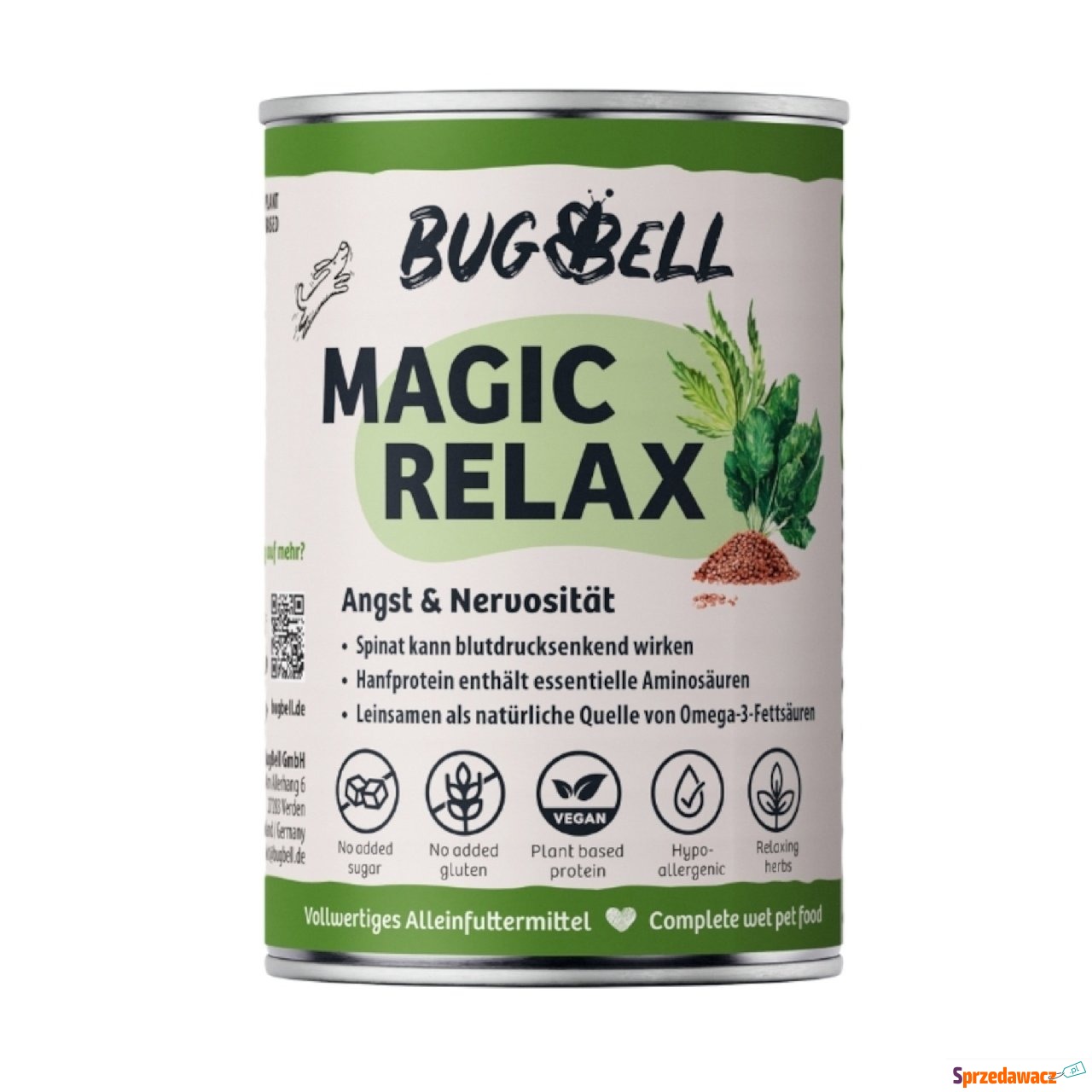BugBell Vegan Menu, 12 x 400 g...