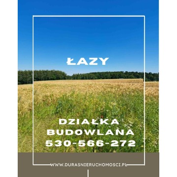 ŁAZY gm. Rzezawa działka budowlana 16 ar