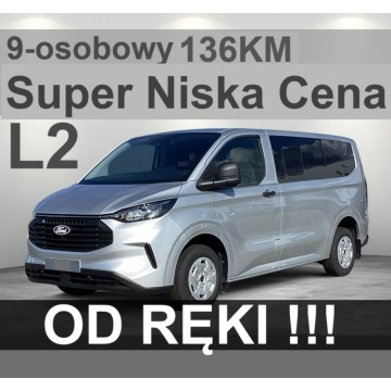 Ford Transit Custom - Trend 136KM Kamera Full Led Ciemne Szyby Fotel AGR 1924 zł