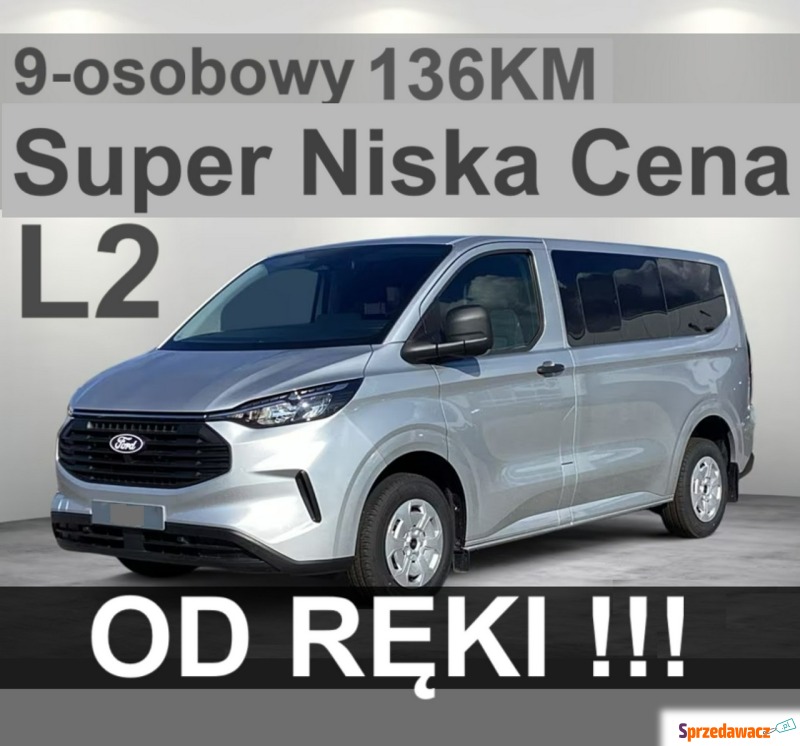 Ford Transit Custom  Minivan/Van 2025,  2.0 diesel - Na sprzedaż za 170 311 zł - Szczecinek