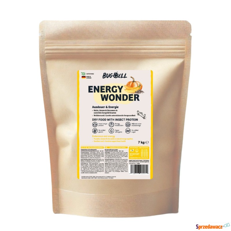 BugBell Energy Wonder - 7 kg - Karmy dla psów - Nysa