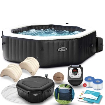 Dmuchane SPA Jacuzzi z hydromasażem, 6 os., Intex, 218x71 cm