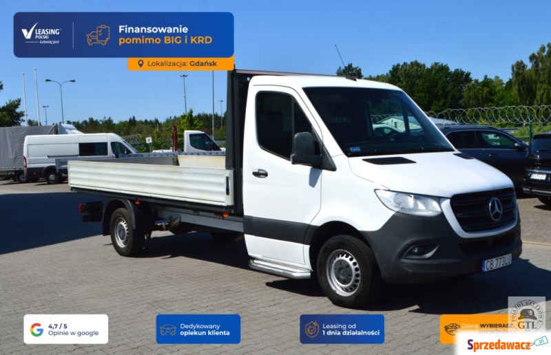 Mercedes - Benz Sprinter 2020 diesel - Na sprzedaż za 106 887 zł - Gdańsk