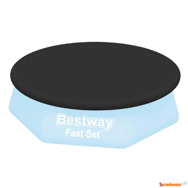 Pokrywa do basenu, okrągła, Bestway, 244 cm, czarny - Akcesoria i części - Kutno