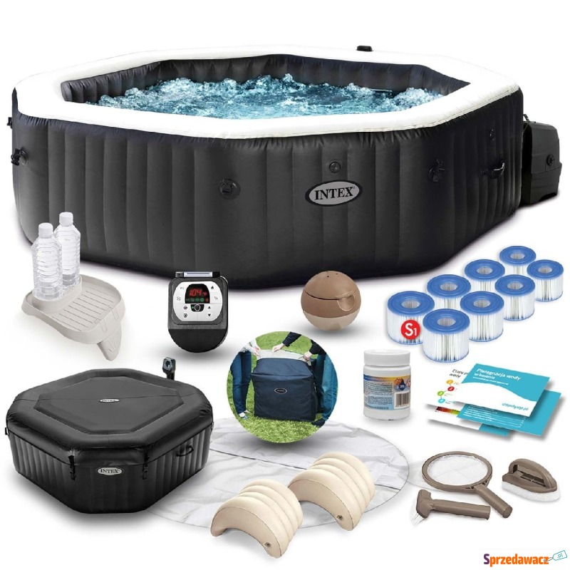 Dmuchane SPA Jacuzzi z hydromasażem, 6 os. +... - Baseny ogrodowe - Głogów
