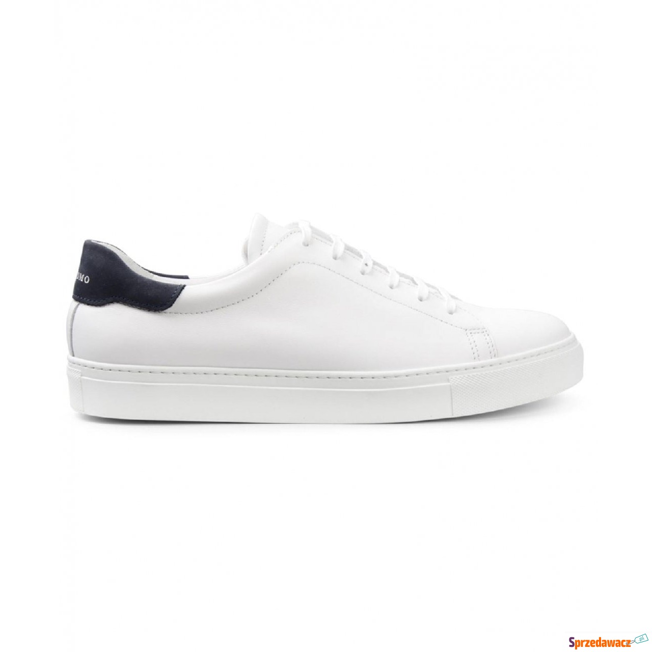 Białe skórzane Sneakersy Profuomo...