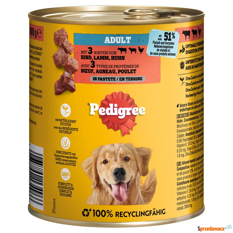 Pedigree Classic, 12 x 800 g -...