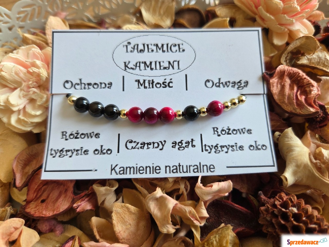 bransloetka z kamieni naturalnych
