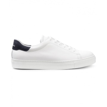 Białe skórzane Sneakersy Profuomo 42