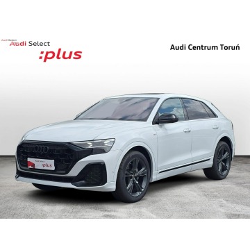 Audi Q8 - Matrix/Laser_SkrętnaOś_Masaże_Wentylacja_HeadUp_Hak_B&O_Panorama_360