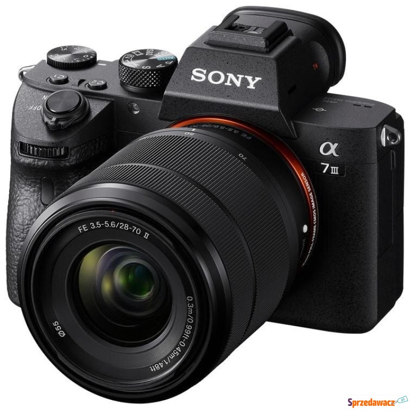 Sony Alpha ILCE-7 Mark III + obiektyw Sony SEL... - Aparaty cyfrowe - Białystok