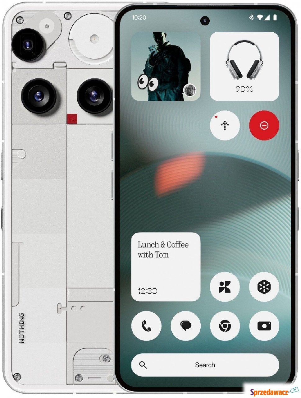 Nothing Phone 3 5G 12/256GB Biały