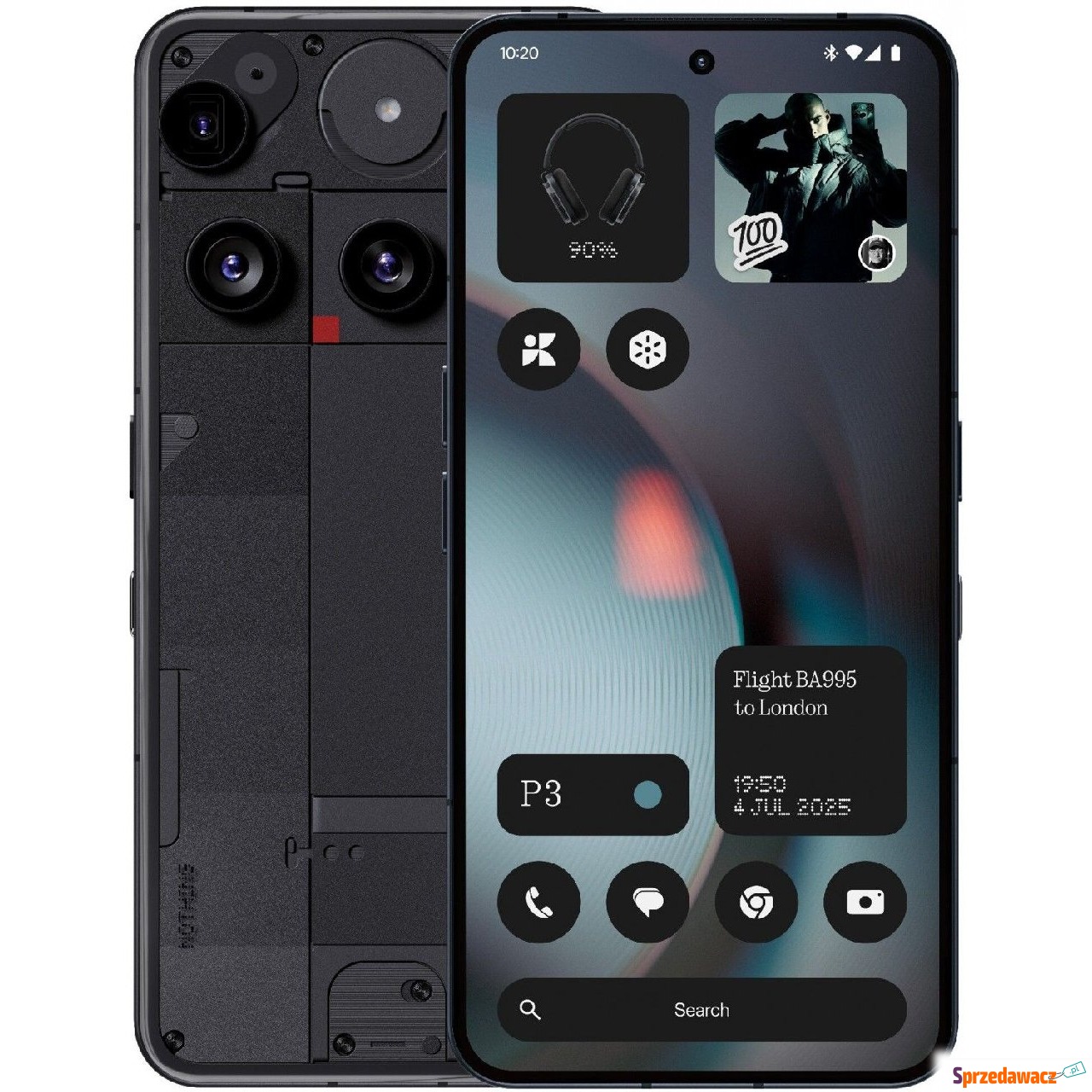 Nothing Phone 3 5G 16/512GB Czarny