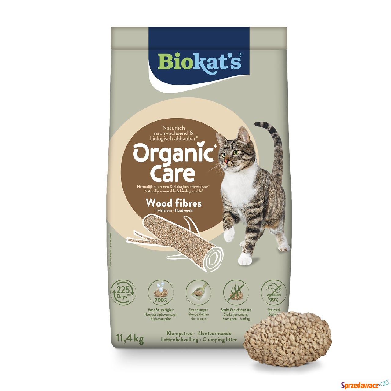 Biokat’s Organic Care, włókna...