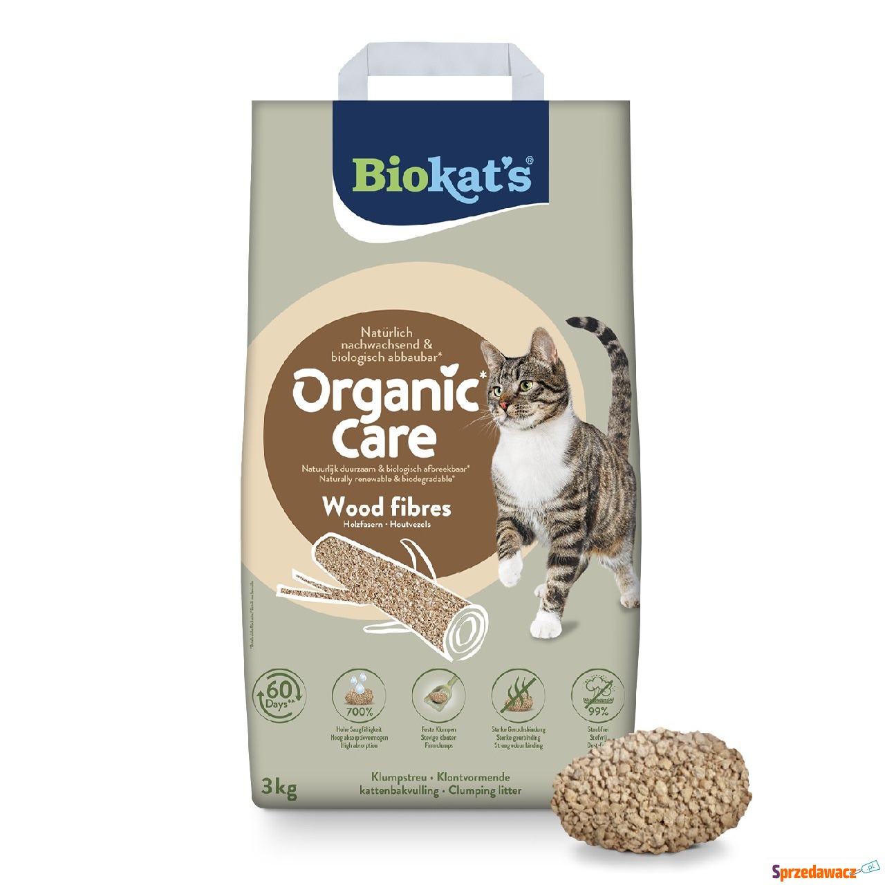Biokat’s Organic Care, włókna...