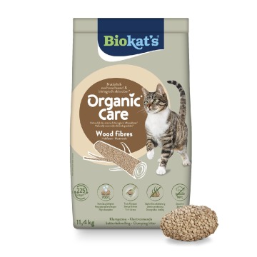 Biokat’s Organic Care, włókna drzewne - 30 l (ok. 11,4 kg)