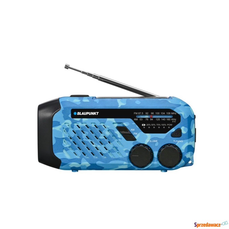 Radio alarmowe Blaupunkt ER10BC Survival niebieski... - Tunery radiowe - Gdańsk